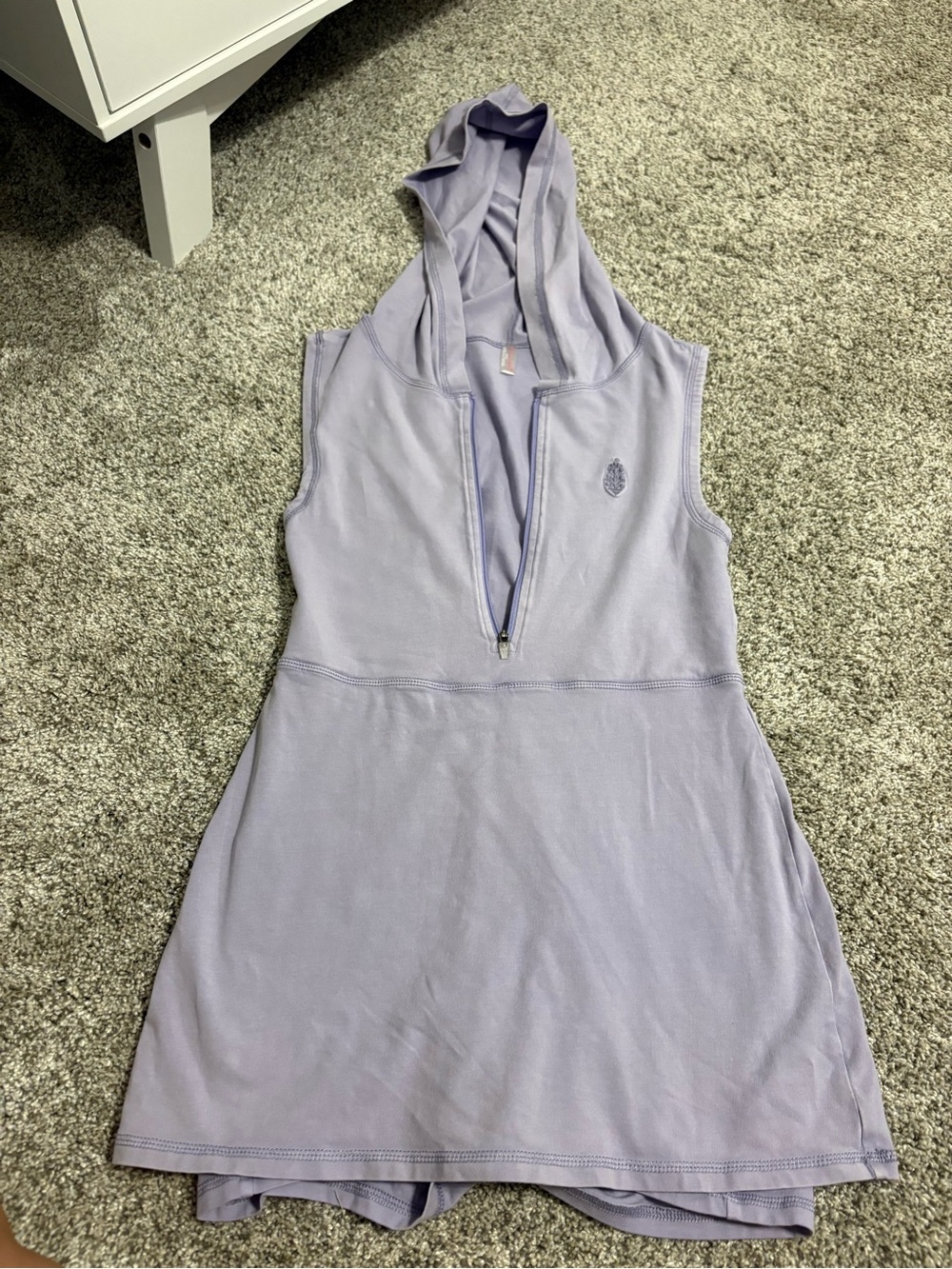 FP Movement Lavender XS Hooded Midi Active Dress